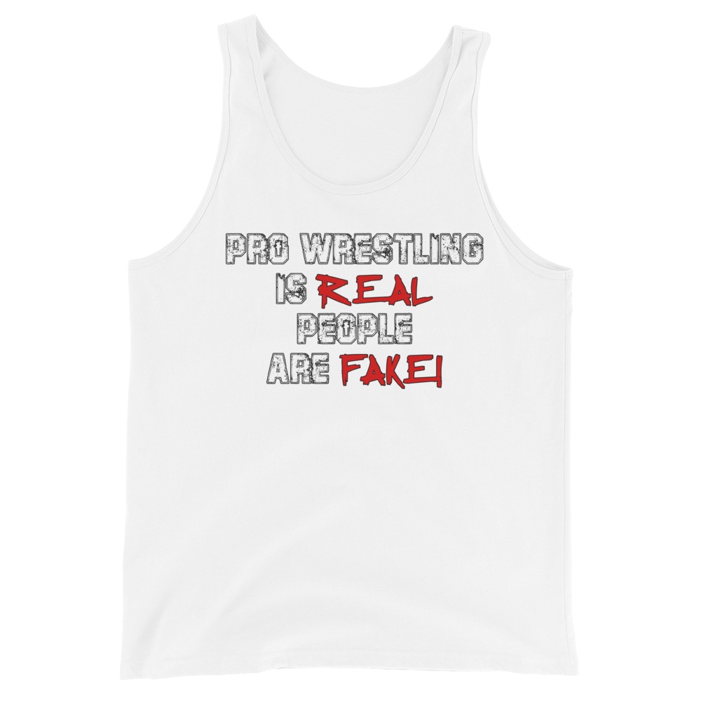 Pro Wrestling Is Real Men's Tank Top