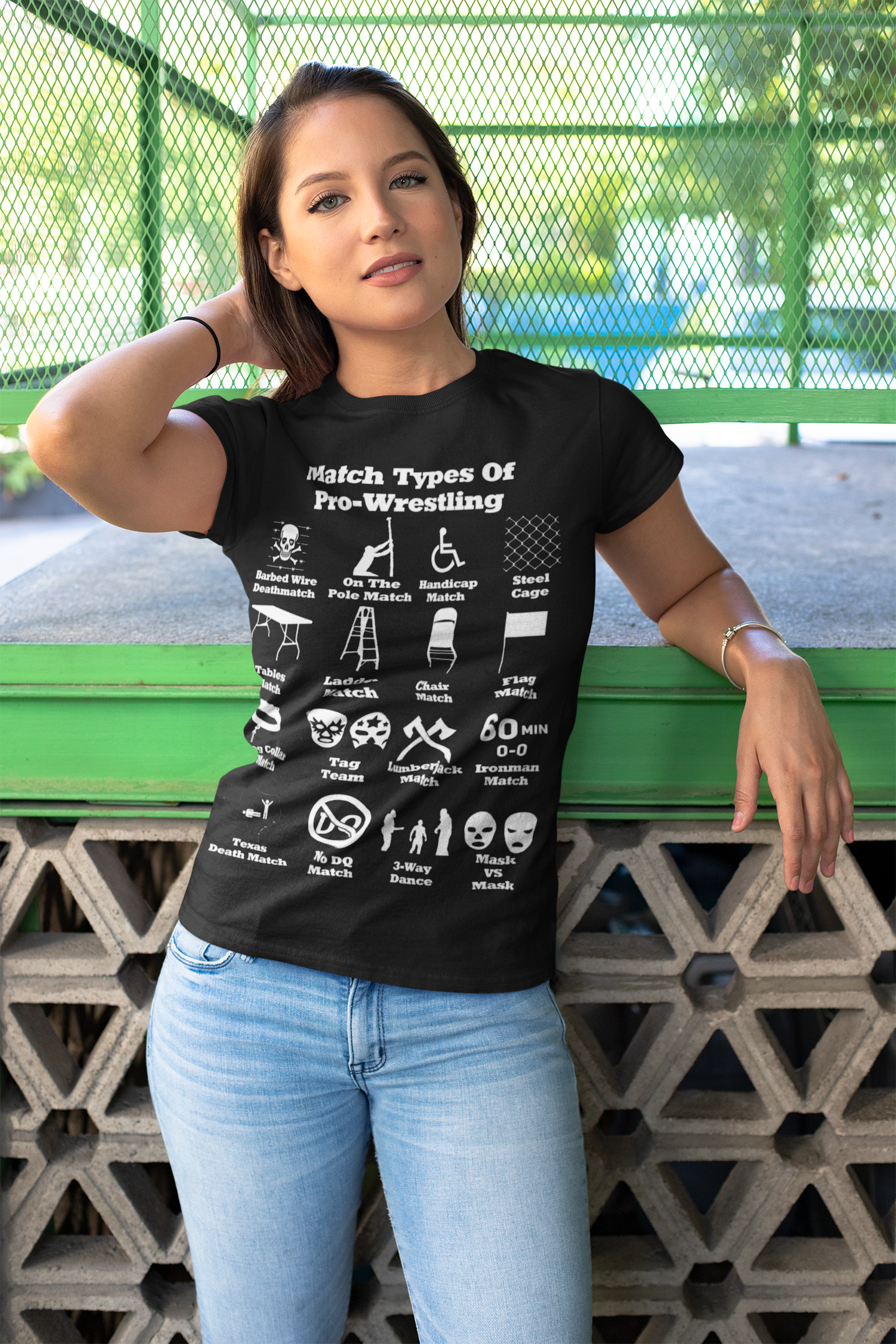 Match Types Of Pro Wrestling Women's T-Shirt