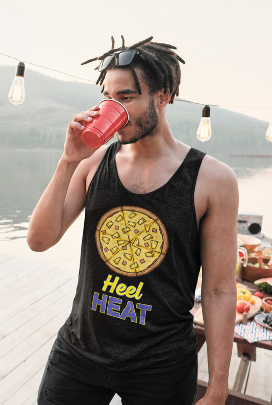 Pineapple Pizza Heel Heat Men's Tank Top