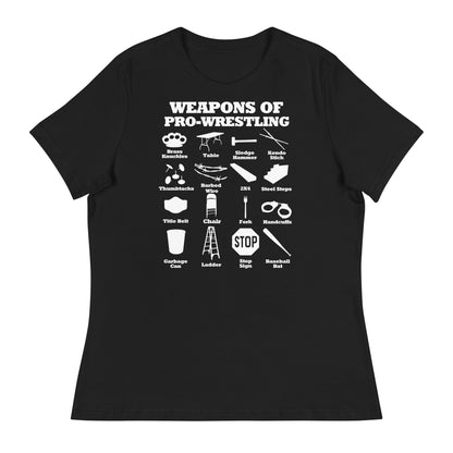 Weapons Of Pro Wrestling Women's T-Shirt