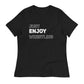 Just Enjoy Wrestling Women's T-Shirt