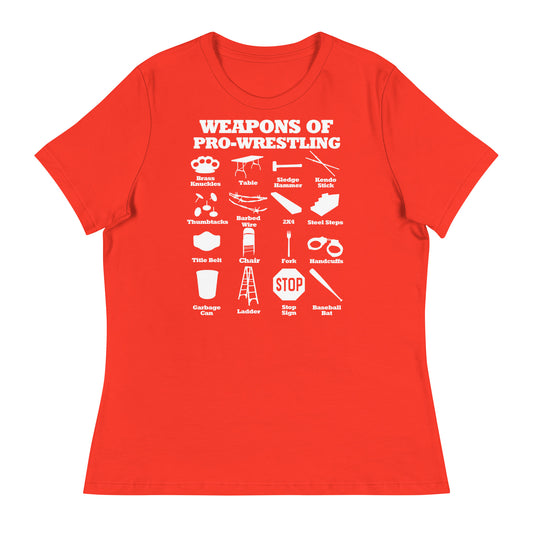 Weapons Of Pro Wrestling Women's T-Shirt