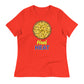 Pineapple Pizza Heel Heat Women's T-Shirt